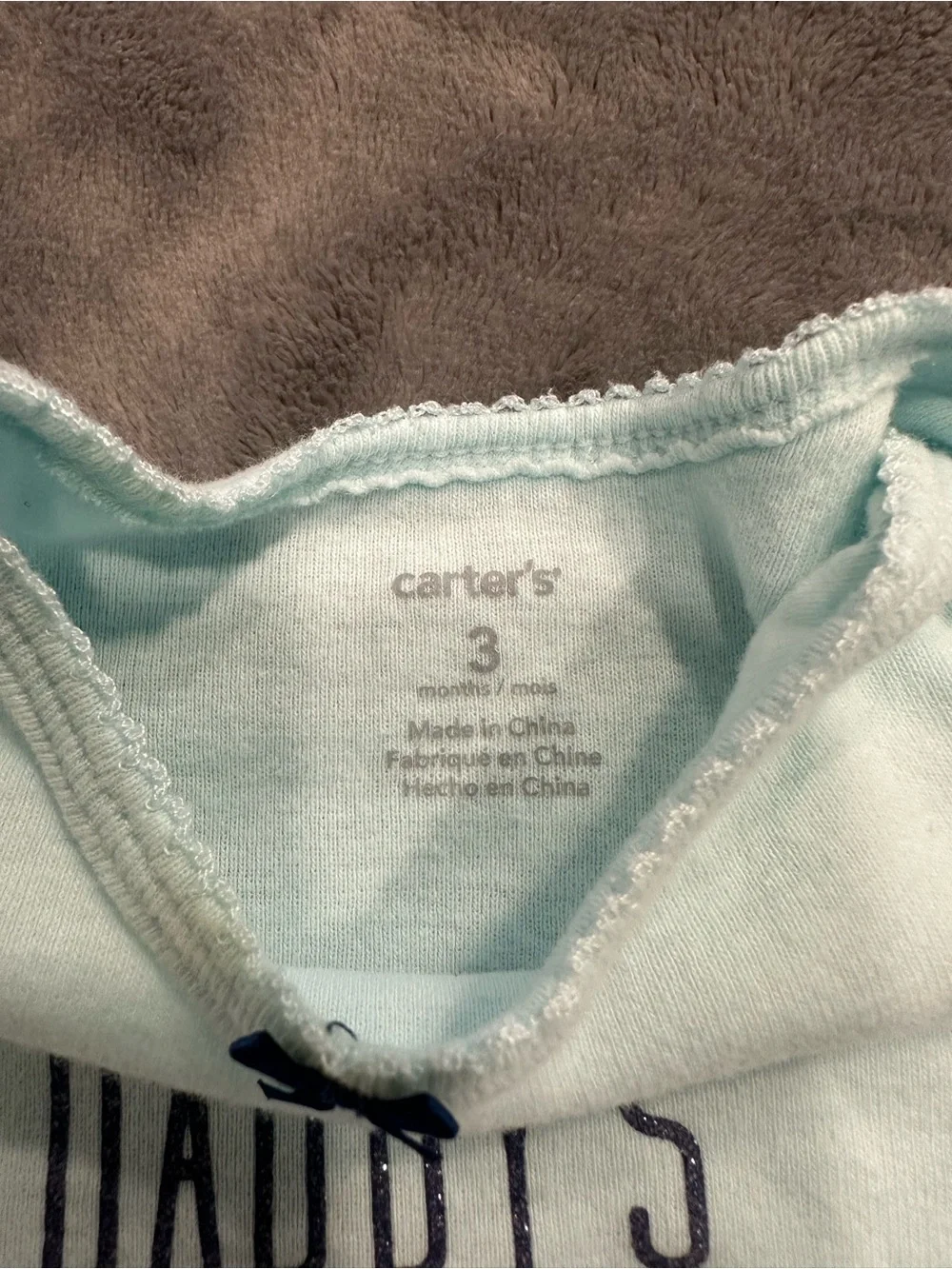 Carter's Light Mint Bodysuit & Navy Polka Dot Cupcake Pants